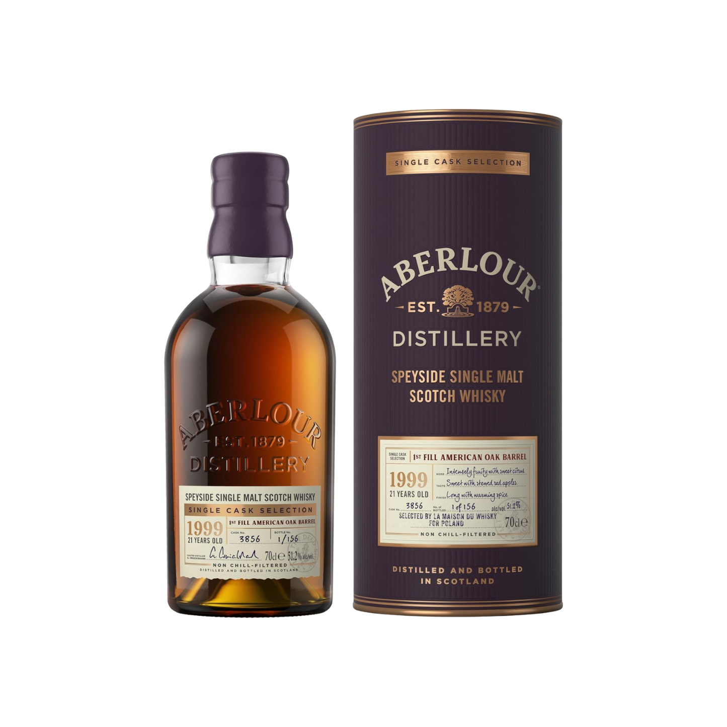 Aberlour 1999 21 Years Old 1st Fill Sherry Cask