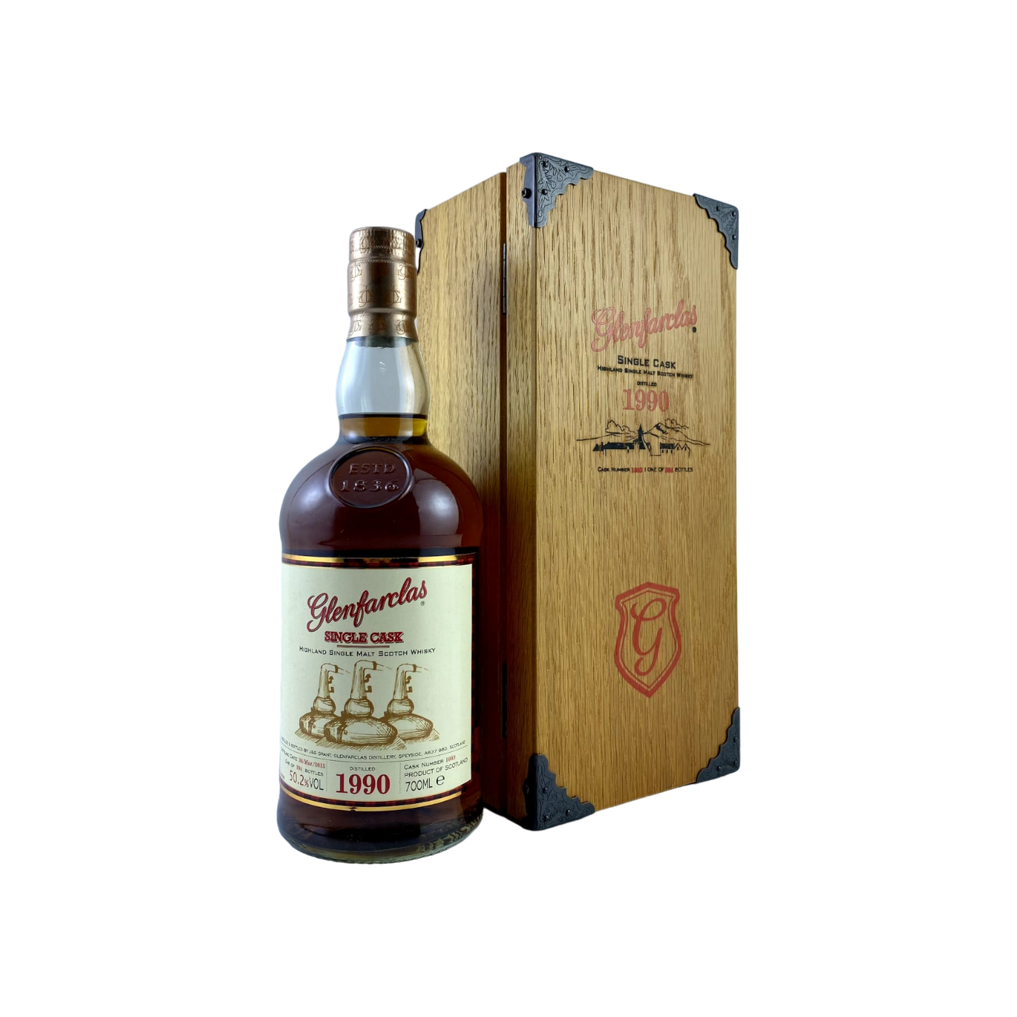 Glenfarclas 1990 25 Year Old (Chinese Back Label)