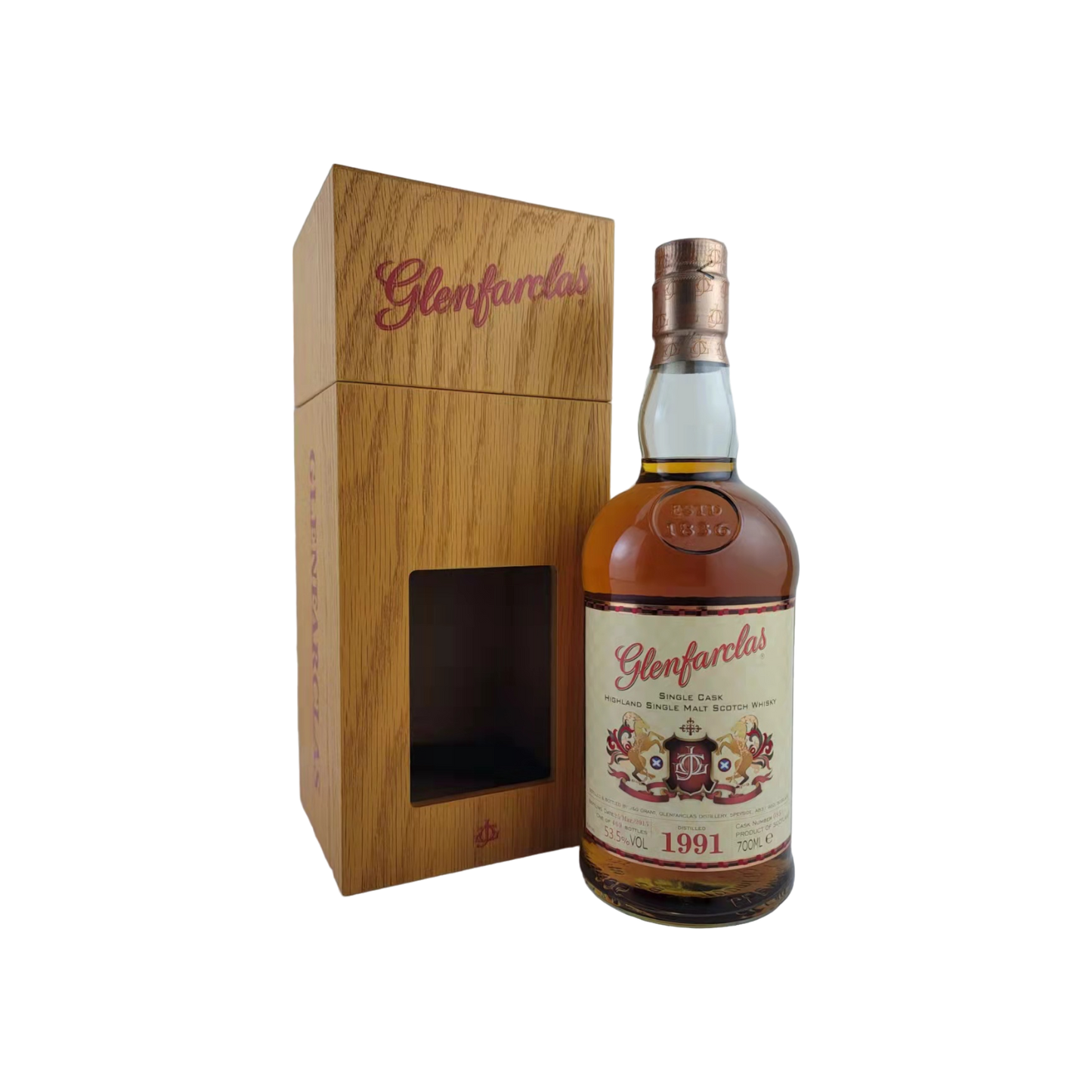 Glenfarclas 1991 24 Year Old (Chinese Back Label)