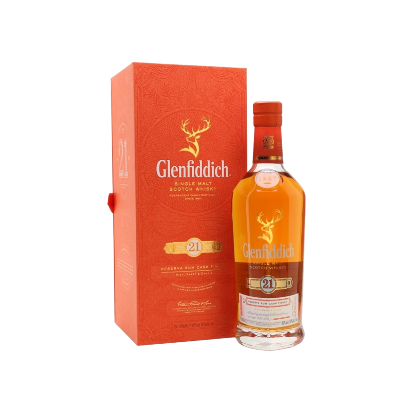 Glenfiddich 21 Years Old (Chinese Back Label)