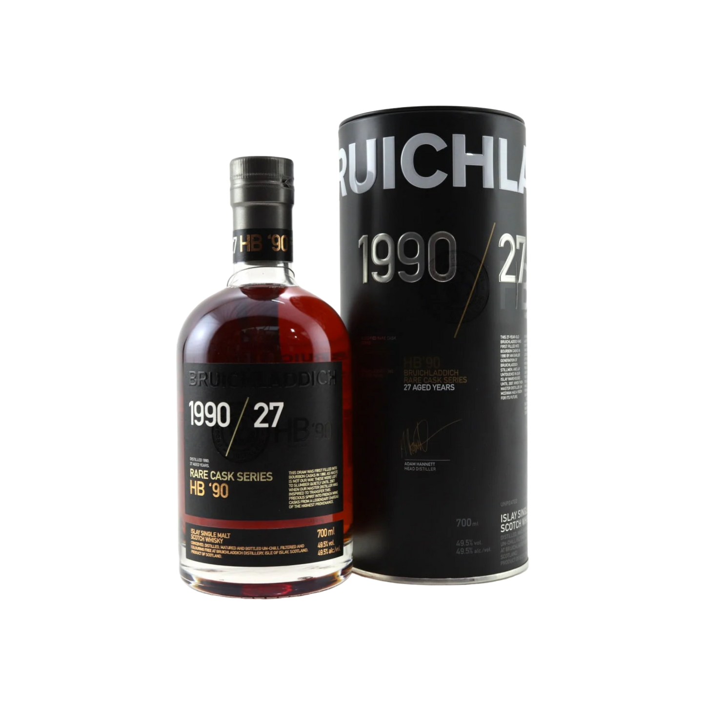 Bruichladdich 1990 Rare Cask 27 Years HB’90 700ml