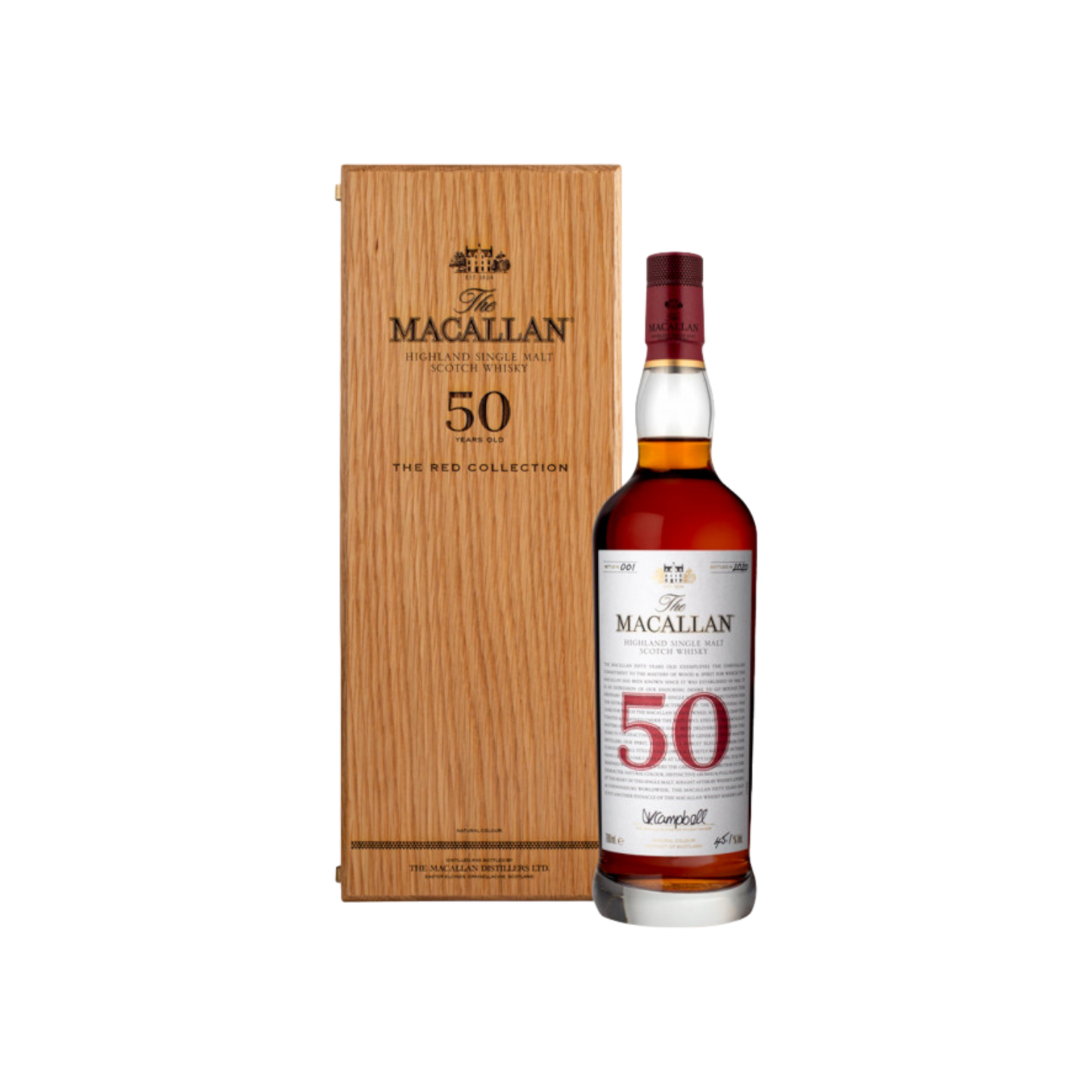 Macallan 50 Years The Red Collection