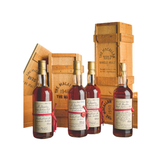 Macallan Red Ribbon Set (1938,1940,1950,1957)