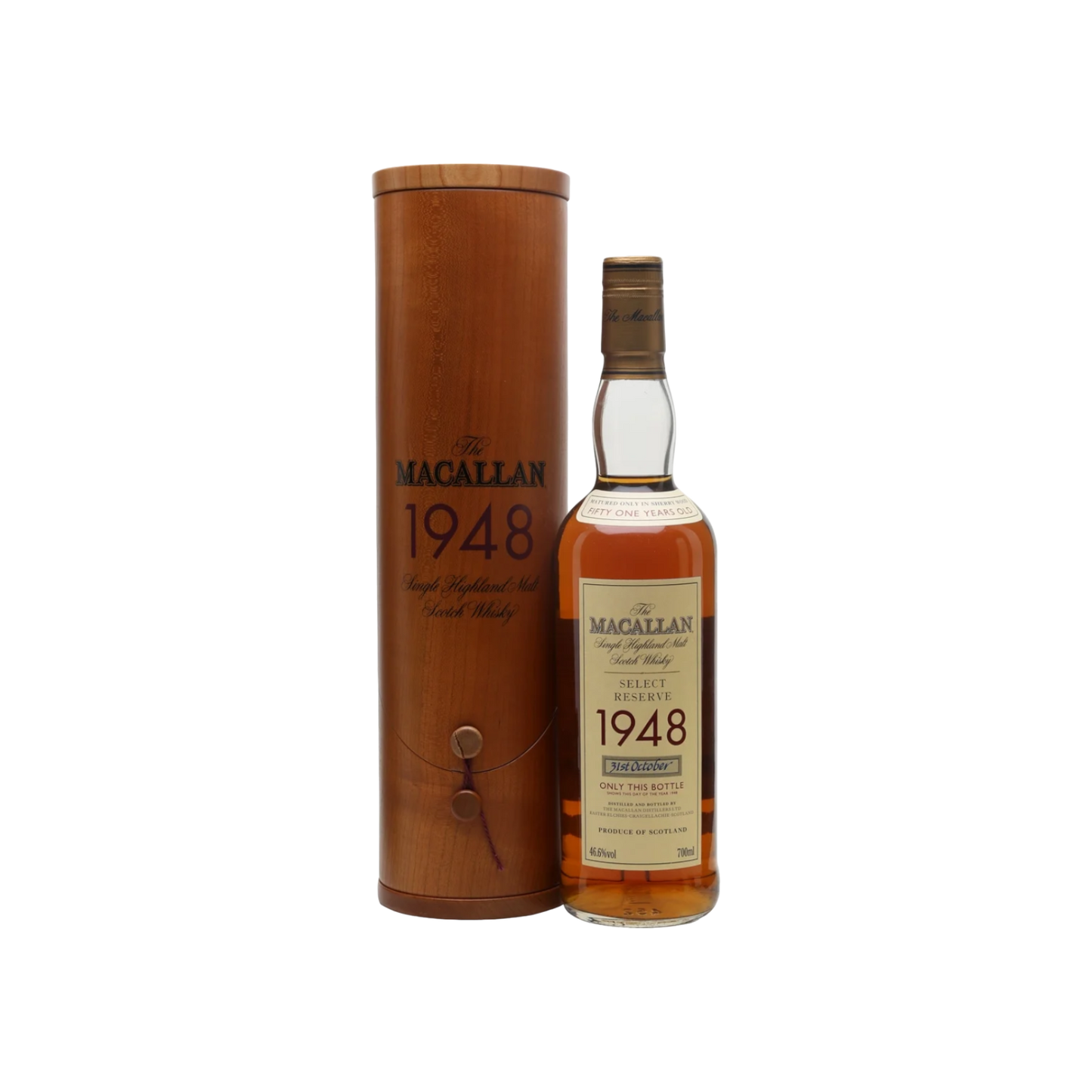 Macallan 1948 51 Years Old Select Reserve