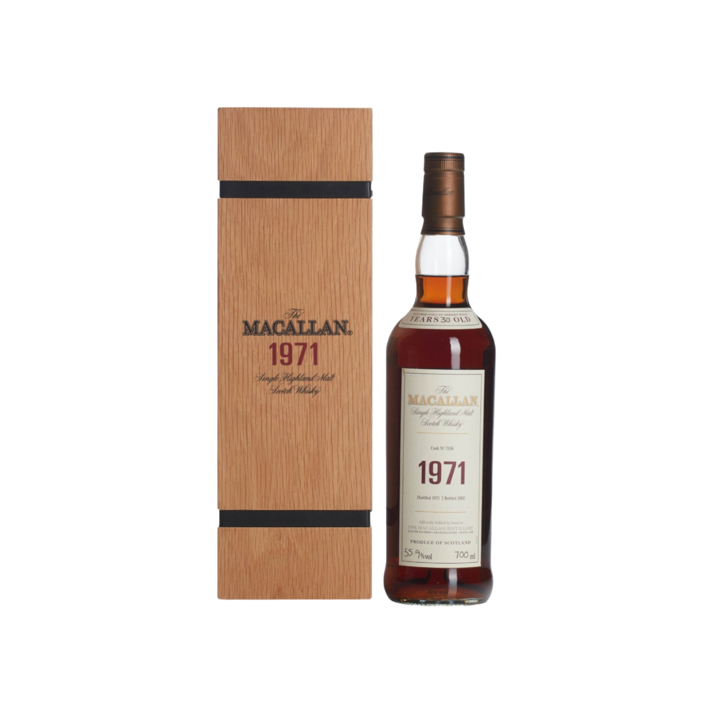 Macallan 1971 30 Years Fine and Rare Single Malt Scotch Whisky #7556