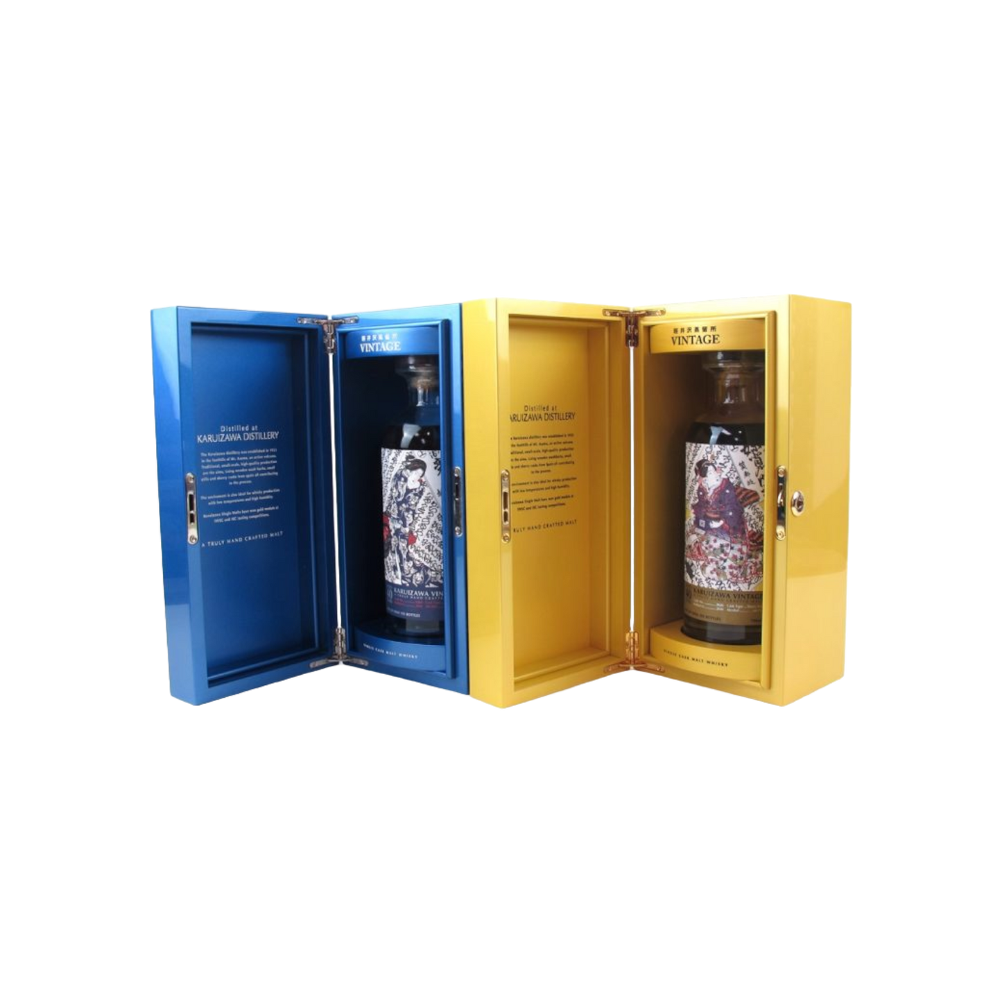 Karuizawa 1974 Blue & Gold Geisha Whisky Set