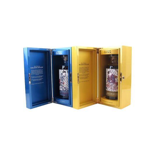 Karuizawa 1974 Blue & Gold Geisha Whisky Set