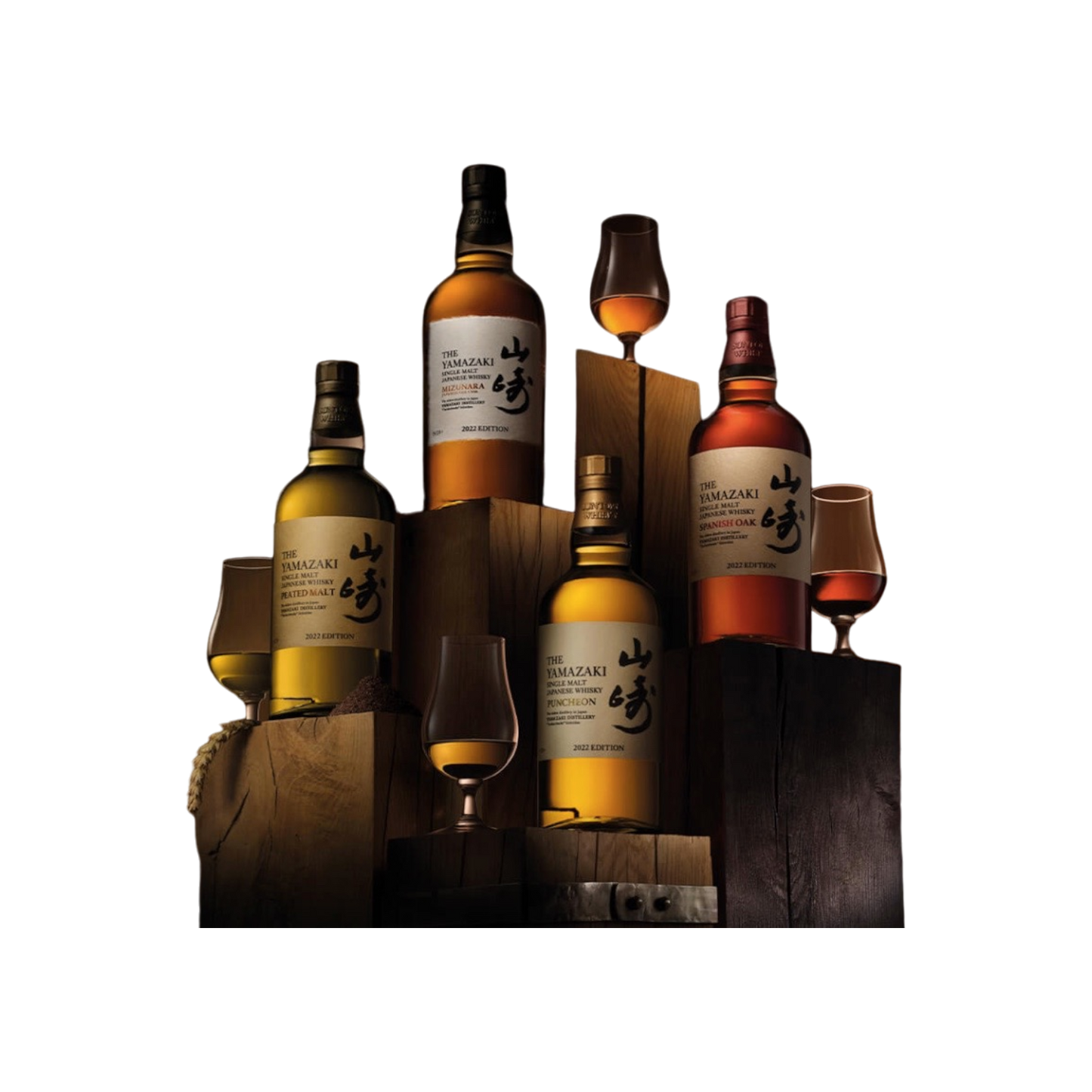 Yamazaki Limited Edition 2022 Tsukuriwake Selection Whisky (700ml x 4 bottles)