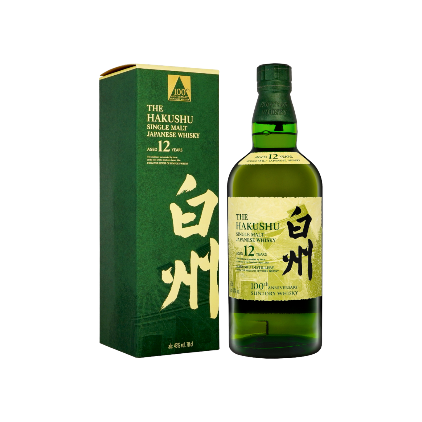 Hakushu ”100th Anniversary” 12 Year Old Whisky 700ml