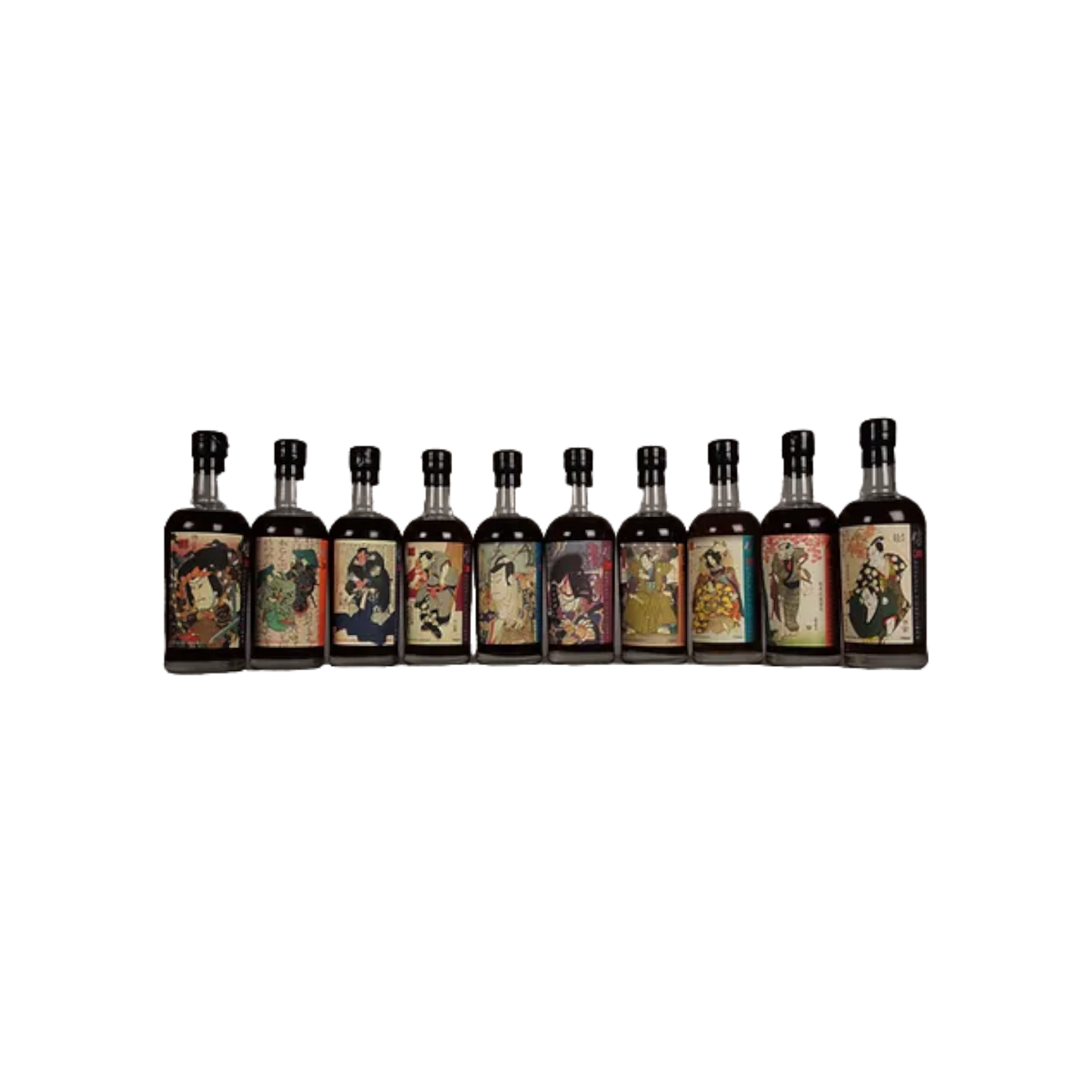 Karuizawa Samurai 1-10 Collection with Limited Edition Display Cabinet