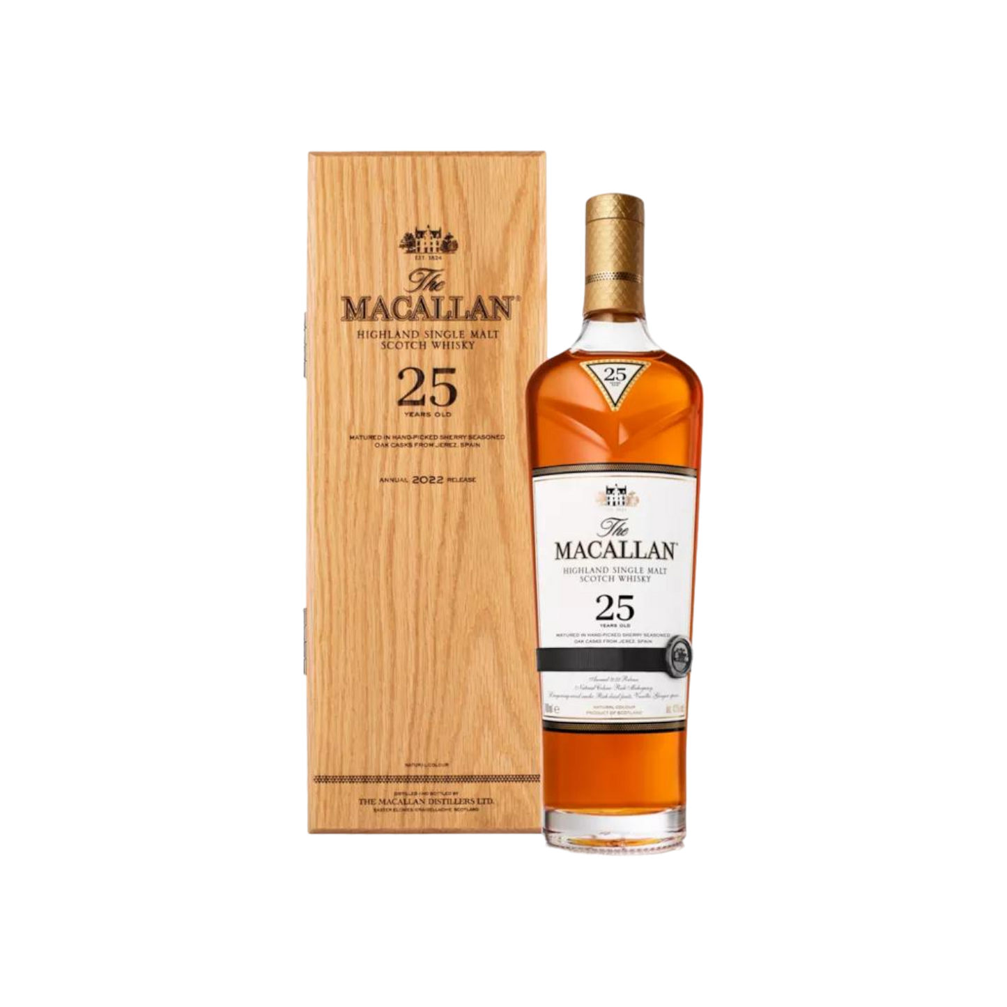 Macallan 25 Years Sherry Oak Whisky 2022 Release