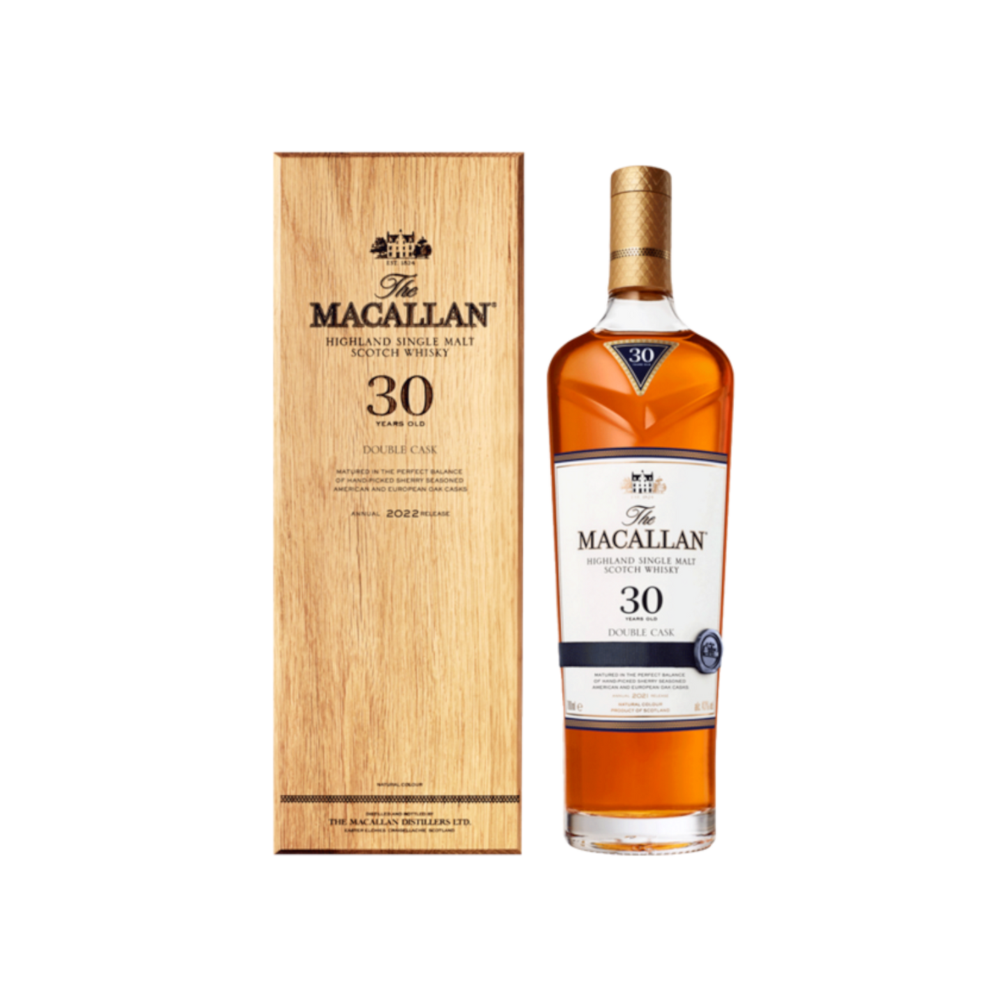 Macallan 30 Years Double Cask Whisky 2022 Release